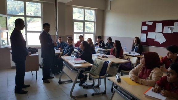 İlçe Milli Eğitim Müdürümüzün Atatürk Anadolu Lisesi Ziyaretleri